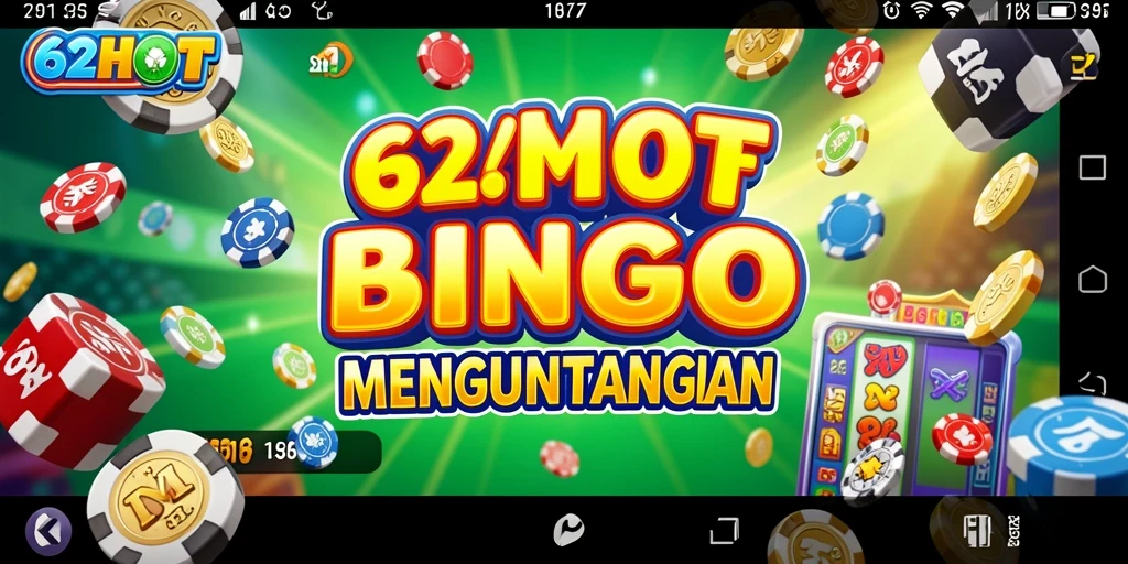Tampilan menarik gameplay Bingo di 62HOT dengan suasana yang seru.