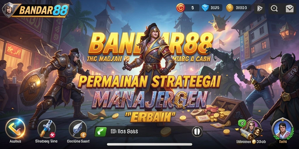 Tangkapan layar utama BANDAR88 menunjukkan gameplay yang mendebarkan.