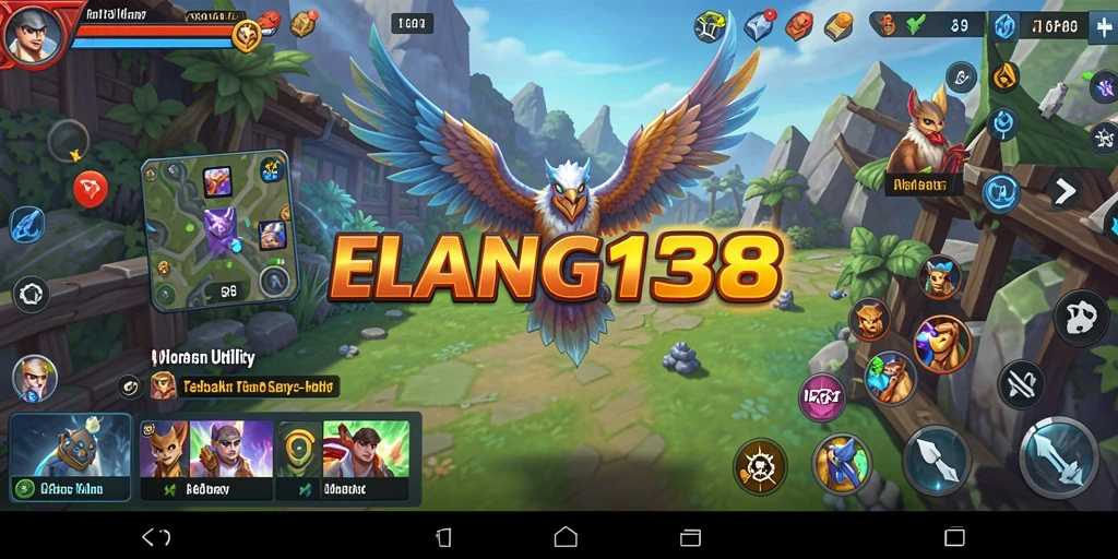 Tampilan utama ELANG138 dengan semua fitur Utility yang tersedia.