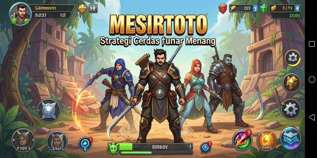 Tampilan gameplay strategi yang mendebarkan dalam MESIRTOTO.