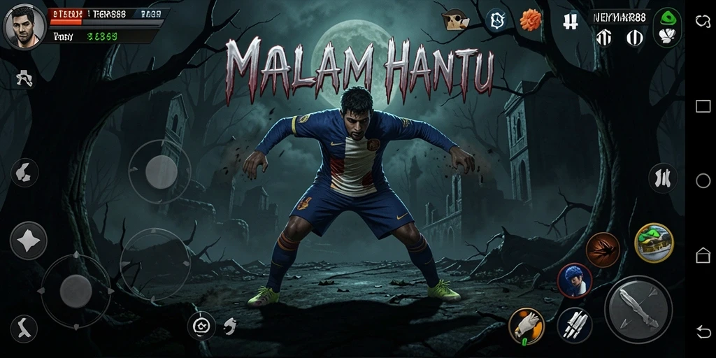 Tangkapan layar gameplay horor NEYMAR88 yang menegangkan.