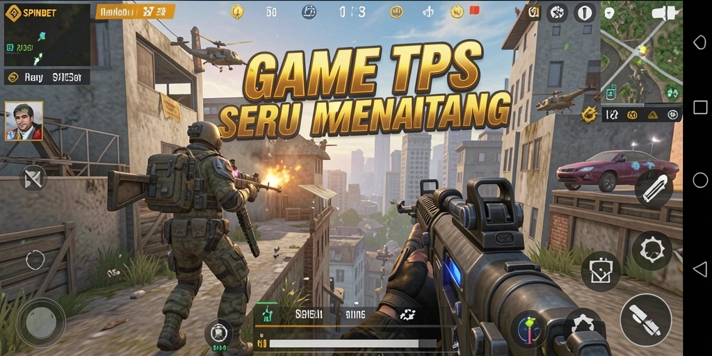 Screenshot utama SPINBET menampilkan gameplay TPS yang mendebarkan.