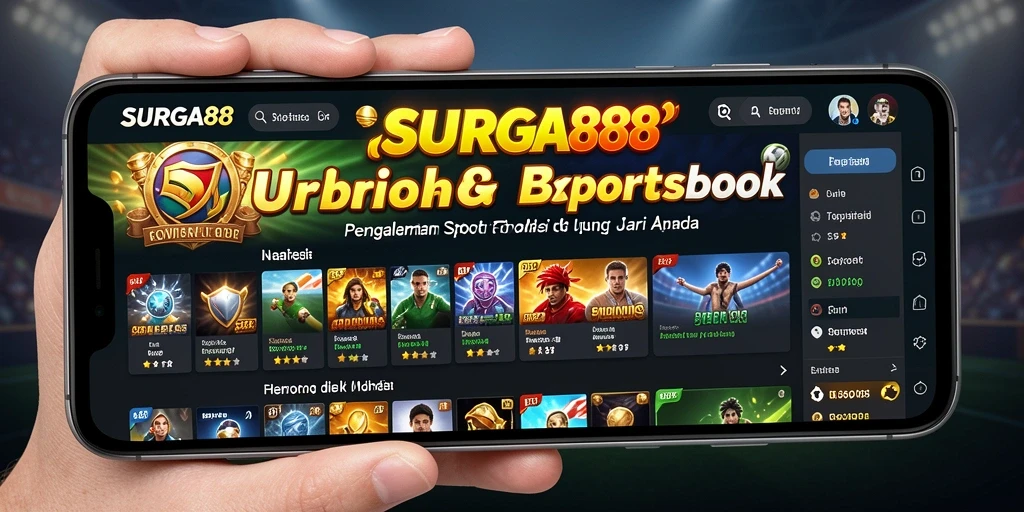Screenshot menggambarkan pengalaman taruhan seru di SURGA88.