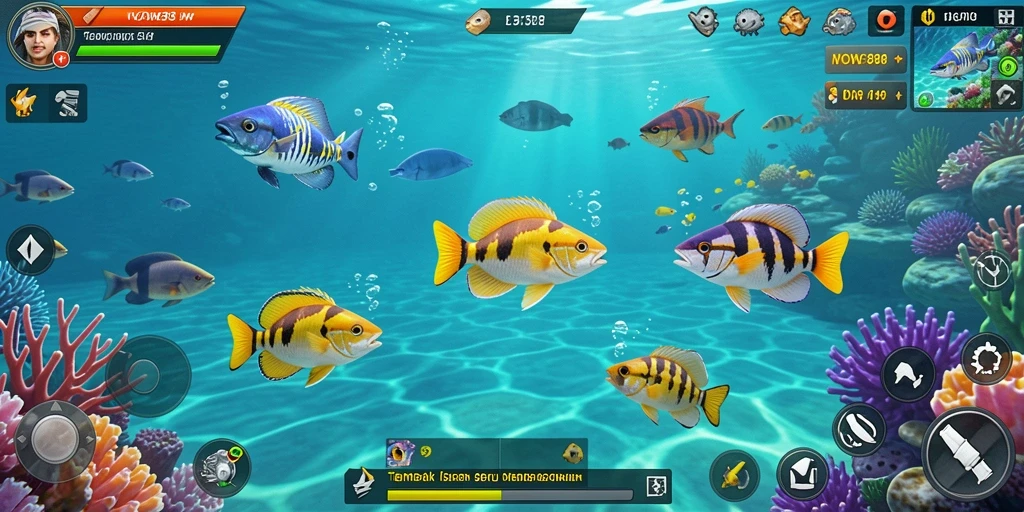 Gameplay seru Tembak Ikan di WOW388 yang penuh warna.