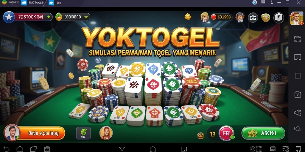 Gameplay seru YOKTOGEL dengan variasi permainan togel yang menarik.